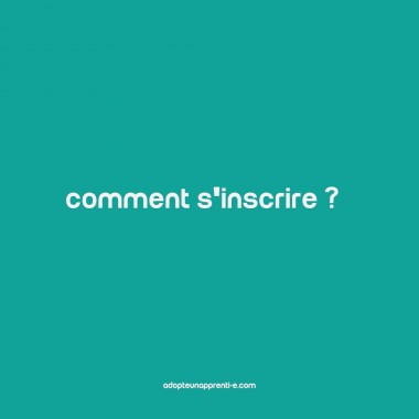 Comment s'inscrire ?